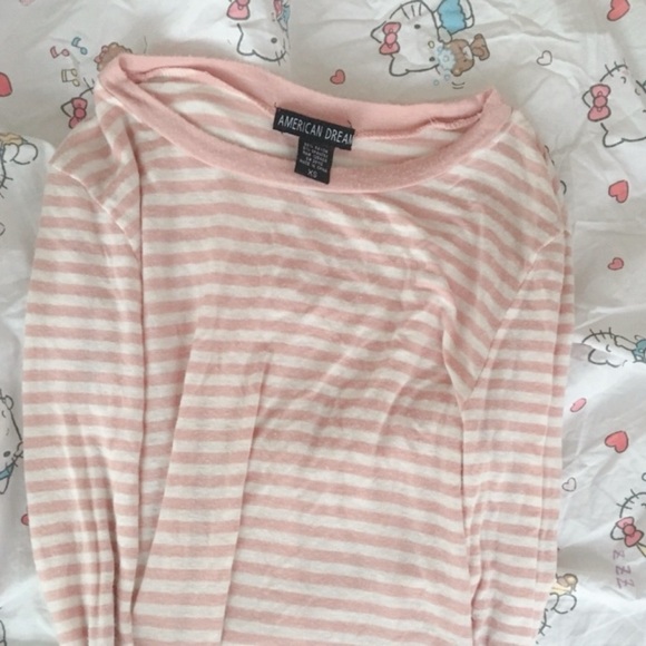 American Dream Tops - 🎀 American dream y2k elana Gilbert pink Henley 🎀